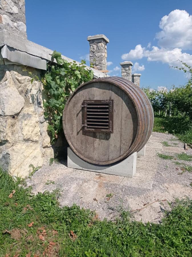 Zerko Holiday Home - Vineyard Chalet With Sauna And Jacuzzi Free Mirna Bagian luar foto