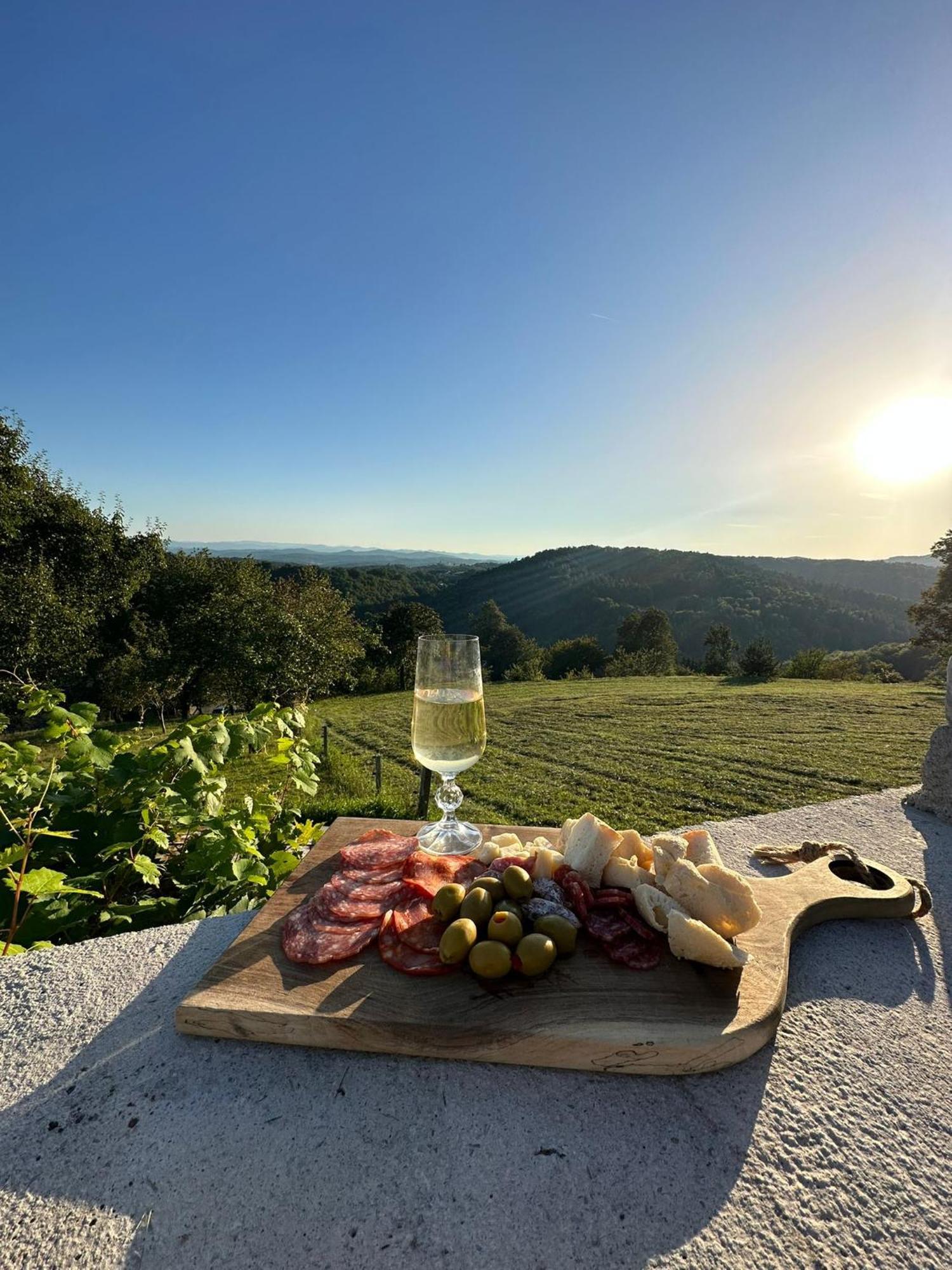 Zerko Holiday Home - Vineyard Chalet With Sauna And Jacuzzi Free Mirna Bagian luar foto
